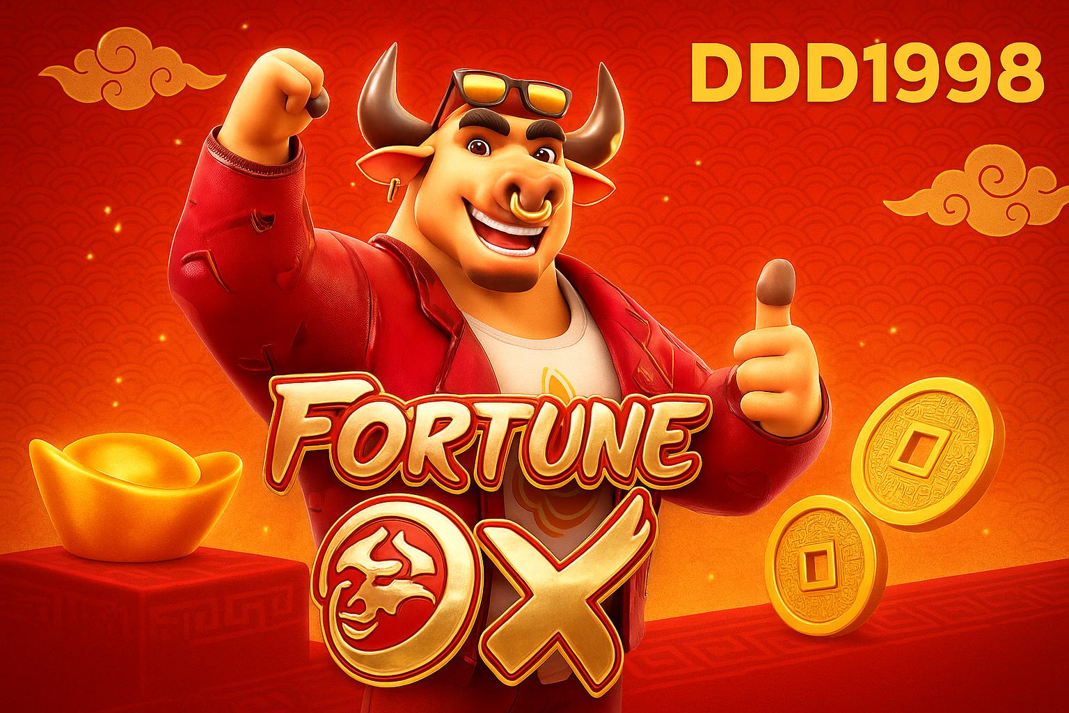Fortune Ox no DDD1998 - Aposte Agora e Reivindique Seus Ganhos