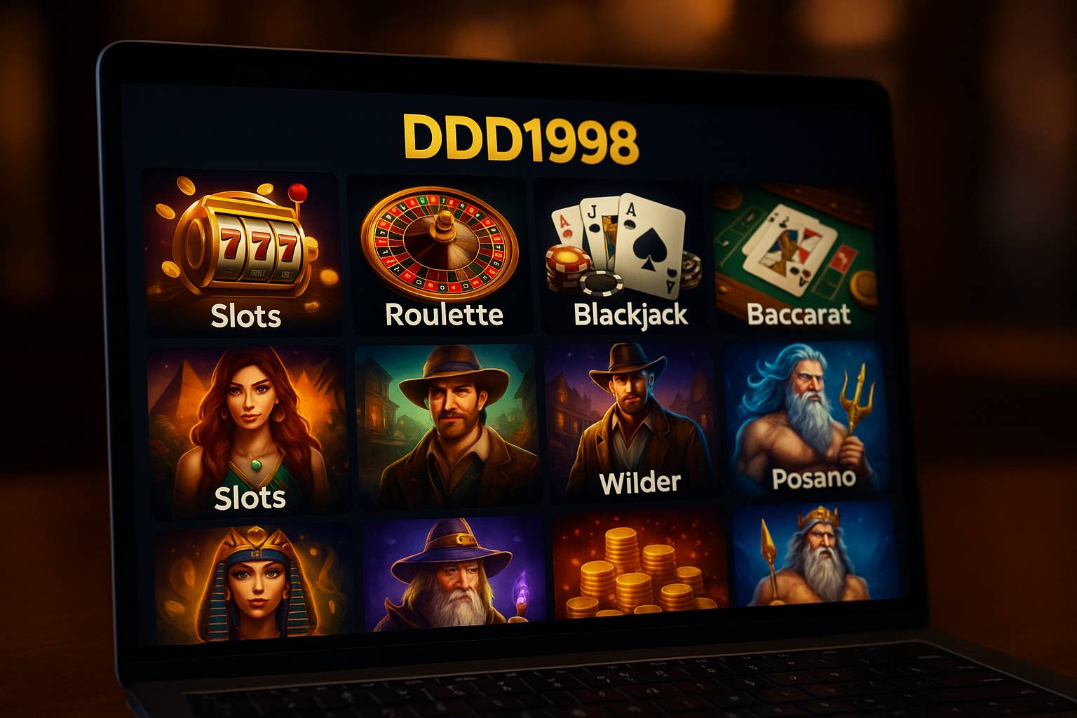 Jogos de cassino online DDD1998