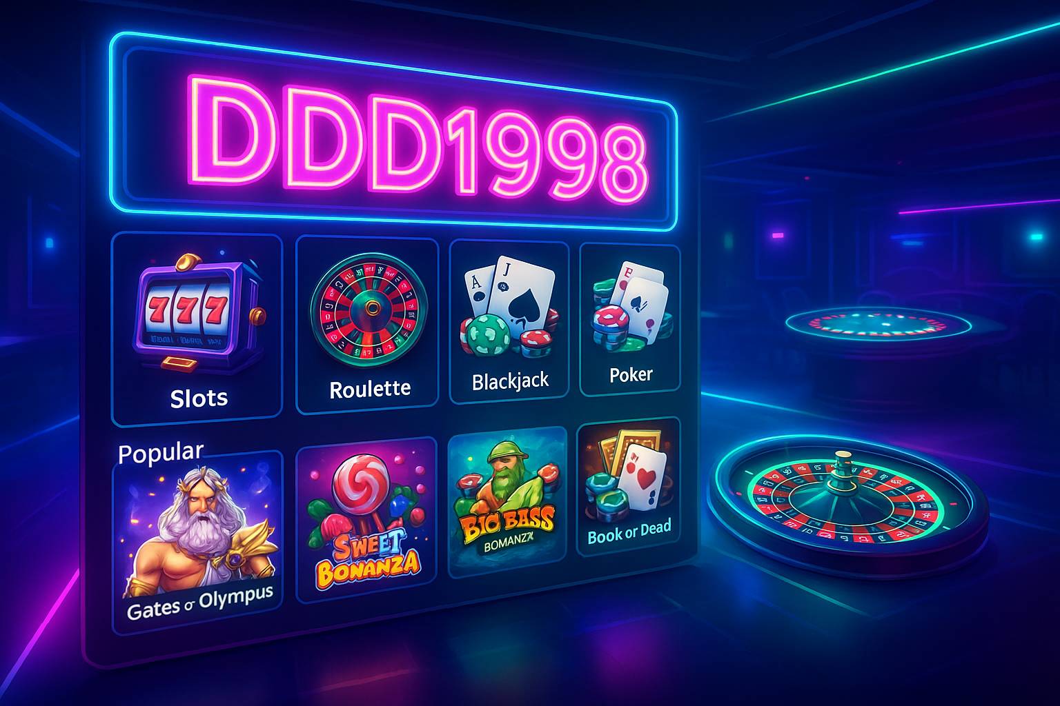 Jogos de cassino online inovadores e emocionantes na DDD1998