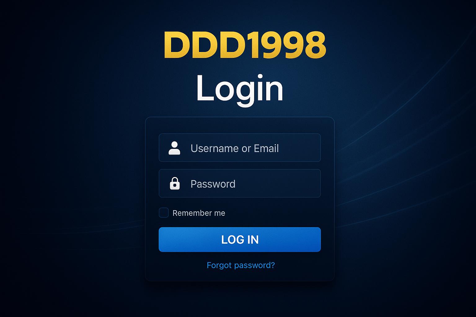 Registro na DDD1998 Garante Acesso a uma Vasta Seleção de jogo